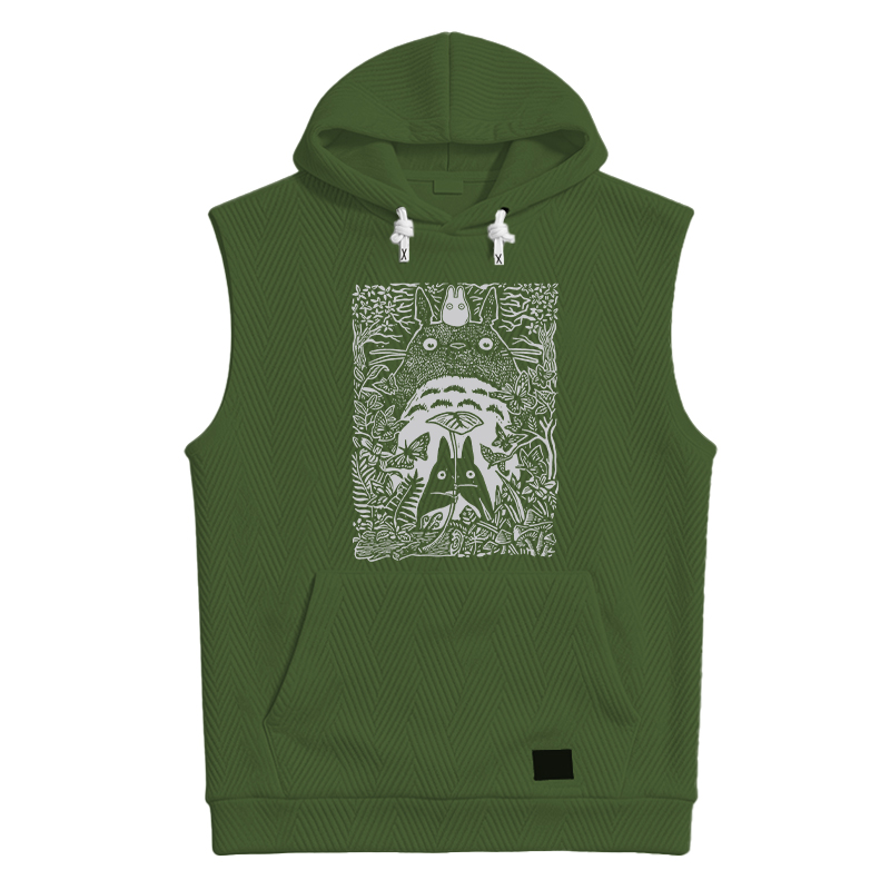 Modecanvas Vintage Neighbor Totoro Hooded Tank