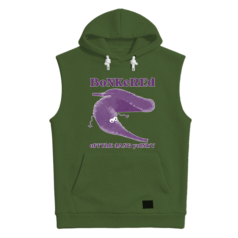 Modecanvas Bonkered of The Dang Yoinky Hooded Tank