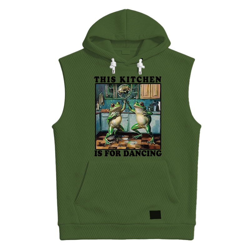Modecanvas This Kitchen Is For Dancing Hooded Tank