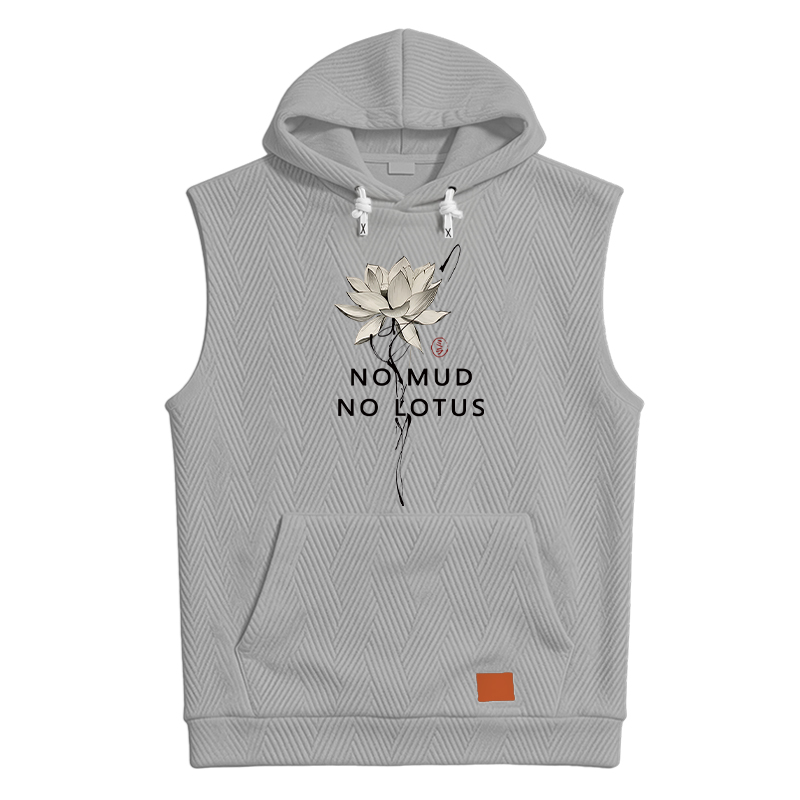 Modecanvas Japanese Zen Lotus Hooded Tank