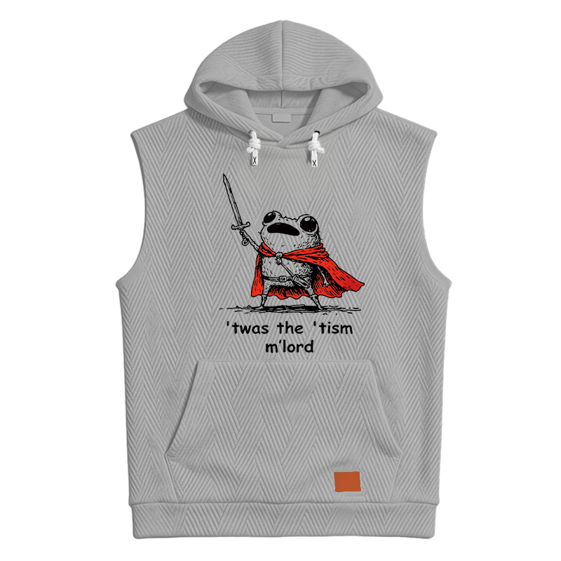 Modecanvas Twas The Tism M Lord Meme Hooded Tank