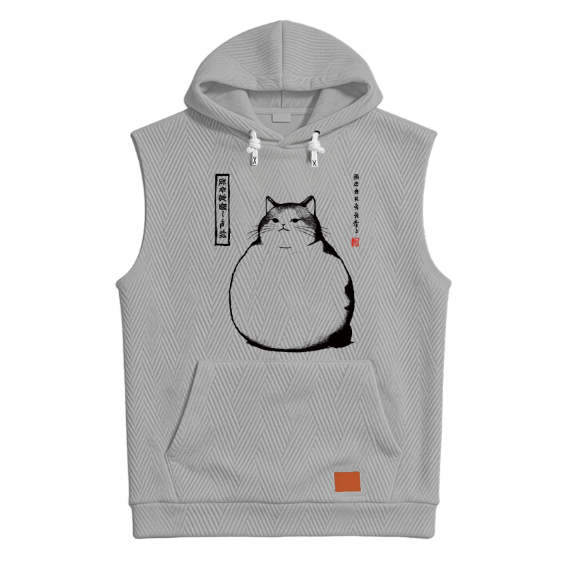 Modecanvas Matsumoto Hoji Cat Hooded Tank