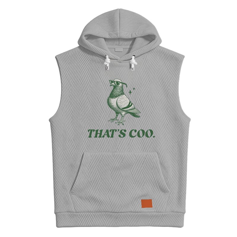 Modecanvas Retro Funny Pigeon Puns 90s Hooded Tank
