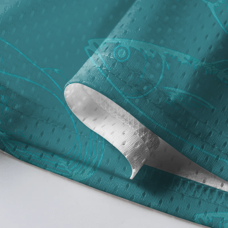 Modecanvas Japanese Octopus In Band Mesh Jersey-modecanvas