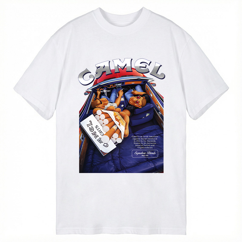 Modecanvas Camel Joe Cigarettes DTG Printing Classic T-Shirt-modecanvas