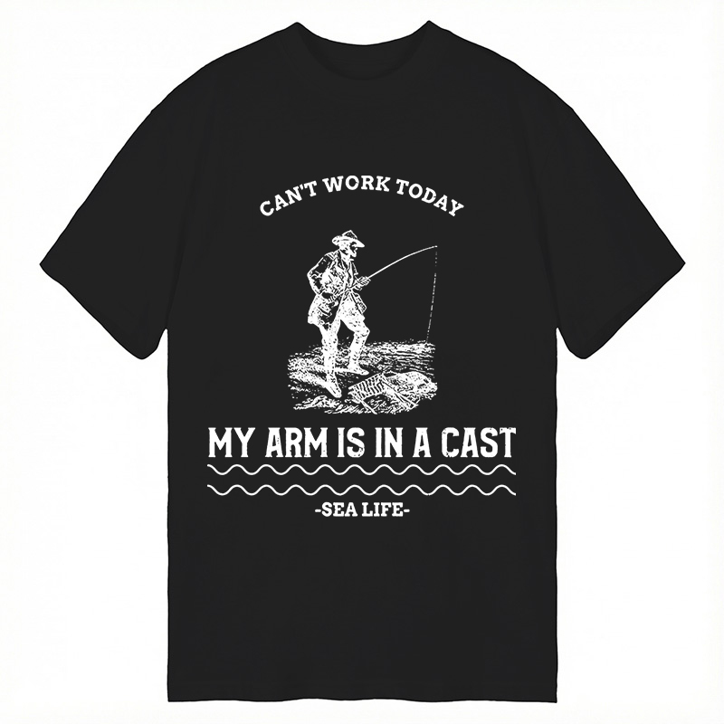 Modecanvas I Cant Work My Arm Is In A Cast DTG Printing Classic T-Shirt-modecanvas
