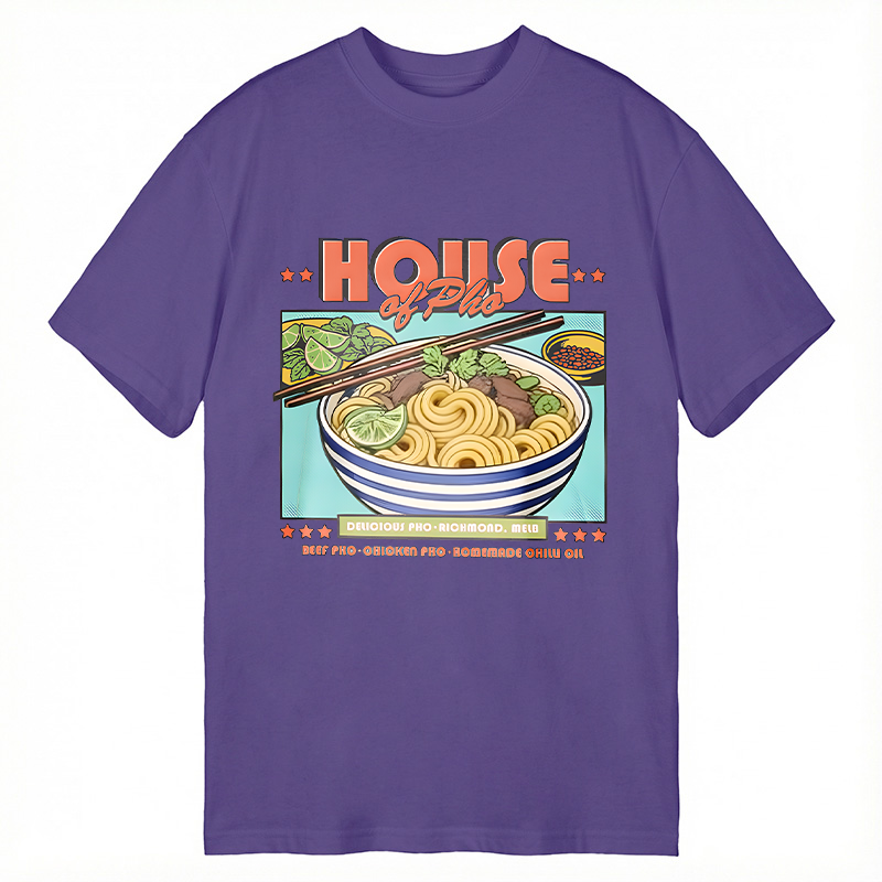 Modecanvas House of Pho DTG Printing Classic T-Shirt-modecanvas