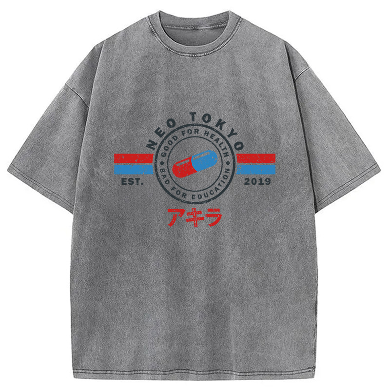 Modecanvas The Capsules Neo Tokyo Washed T-Shirt