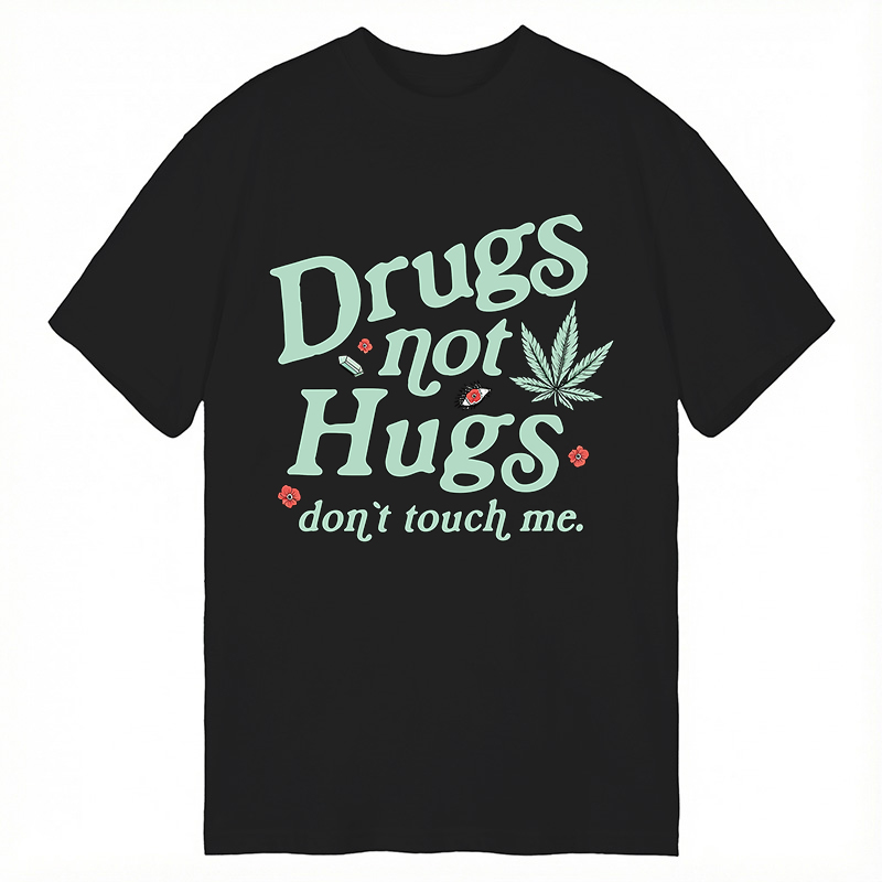 Modecanvas Sarcastic Weed DTG Printing Classic T-Shirt-modecanvas