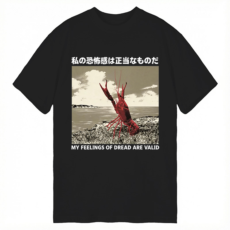 Modecanvas Japanese Crawfish DTG Printing Classic T-Shirt-modecanvas