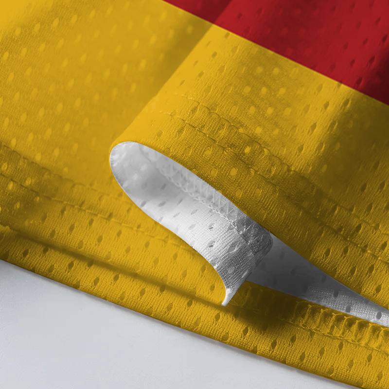 Modecanvas Spain Soccer Vintage Mesh Jersey-modecanvas