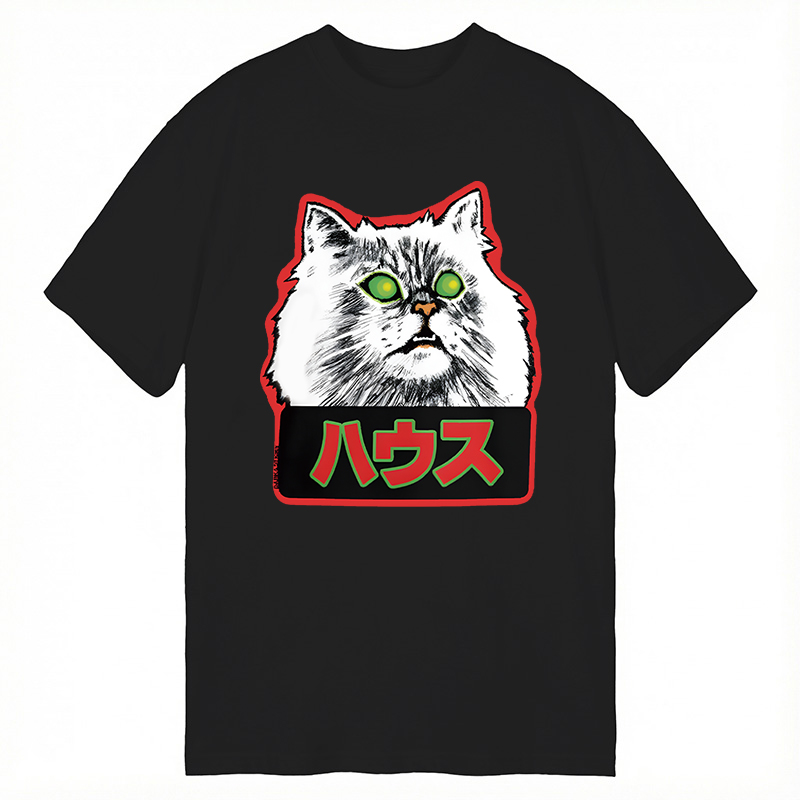 Modecanvas Hausu Cat DTG Printing Classic T-Shirt-modecanvas