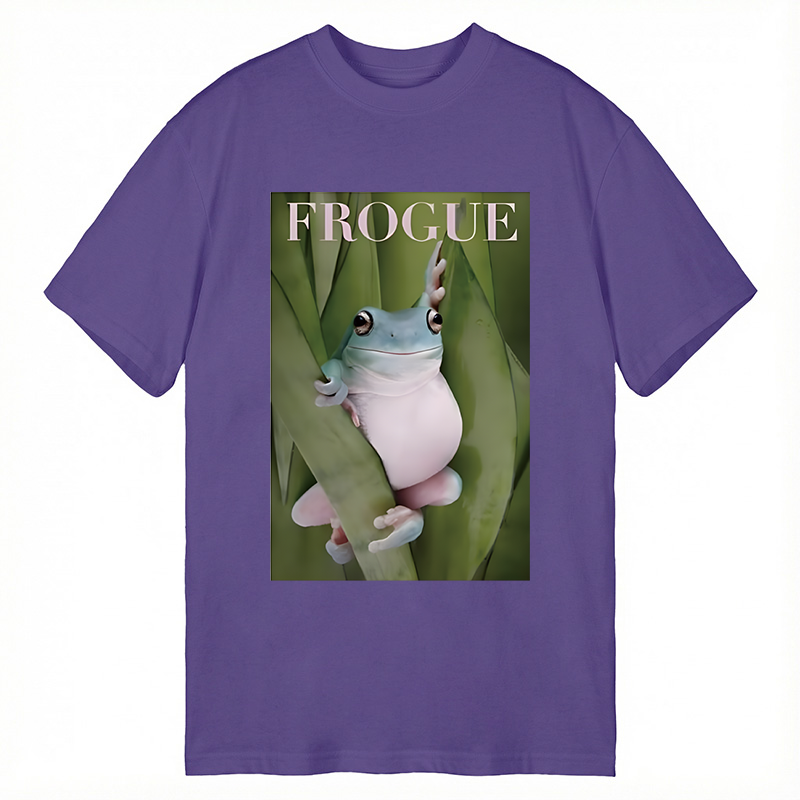 Modecanvas Frogue Internet Meme DTG Printing Classic T-Shirt-modecanvas
