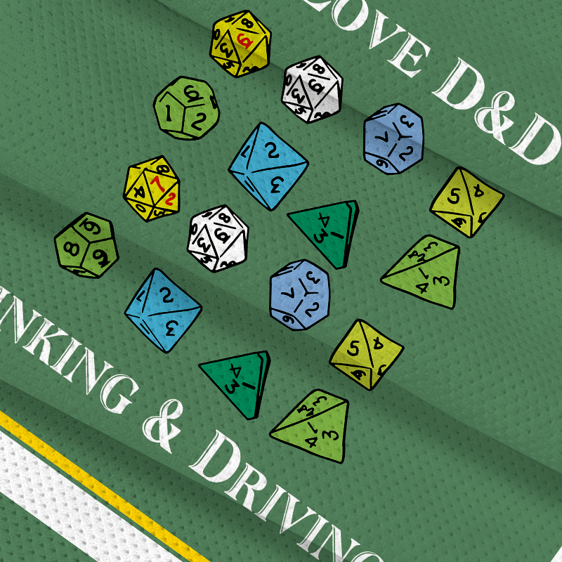 Modecanvas I Love D&D Jersey Short