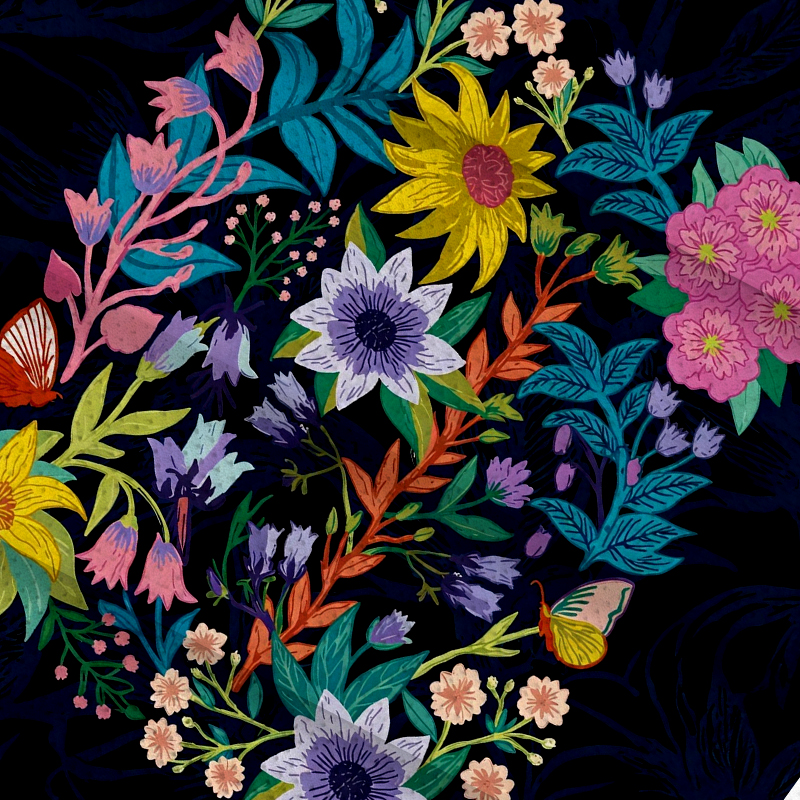 Modecanvas Let Kindness Bloom Jersey Short