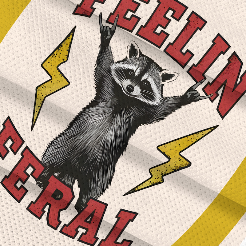 Modecanvas Feelin Feral Jersey Short