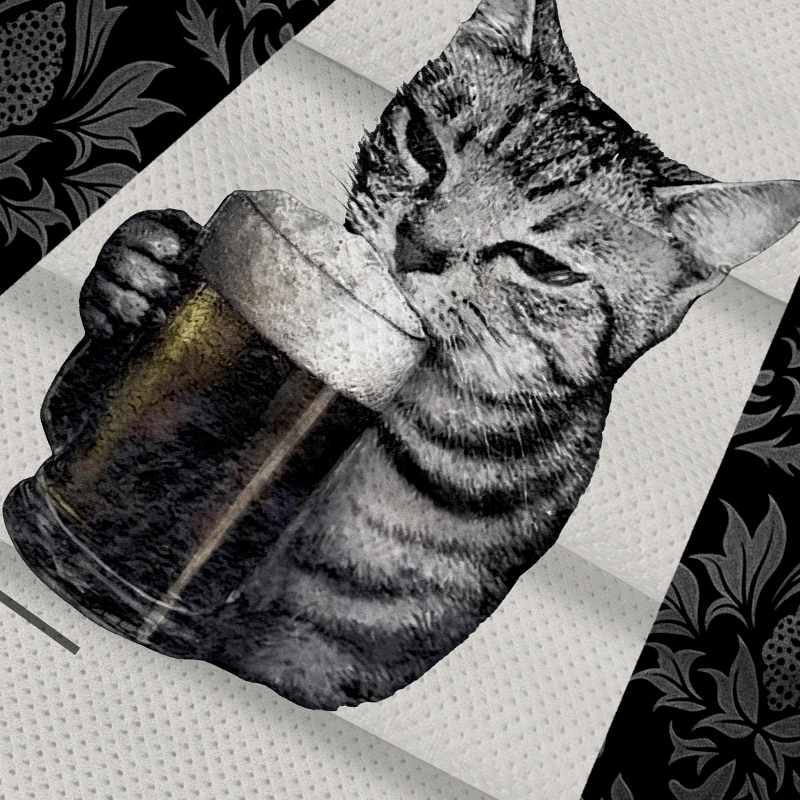 Modecanvas Cheers With The Cat Jersey Short