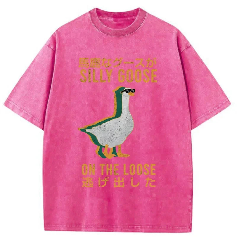 Modecanvas Silly Goose Japanese Washed T-Shirt