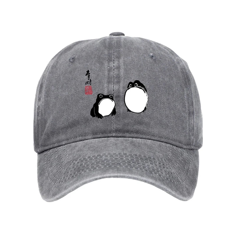 Modecanvas Matsumoto Hoji Frogs Japan Washed Cap-modecanvas