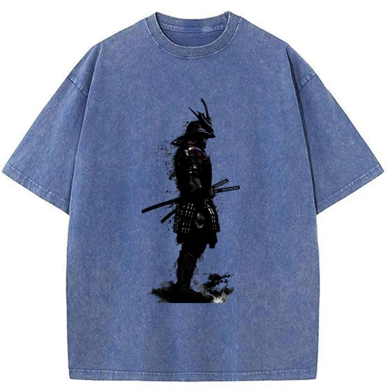 Modecanvas Armored Samurai Samurai Washed T-Shirt