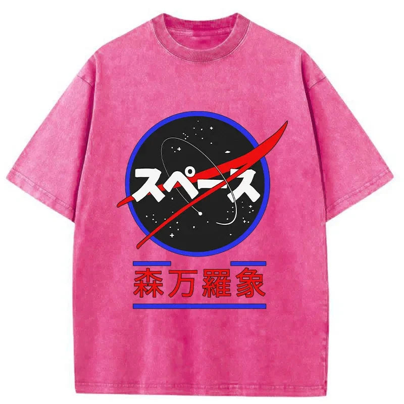 Modecanvas Japan Nasa Washed T-Shirt
