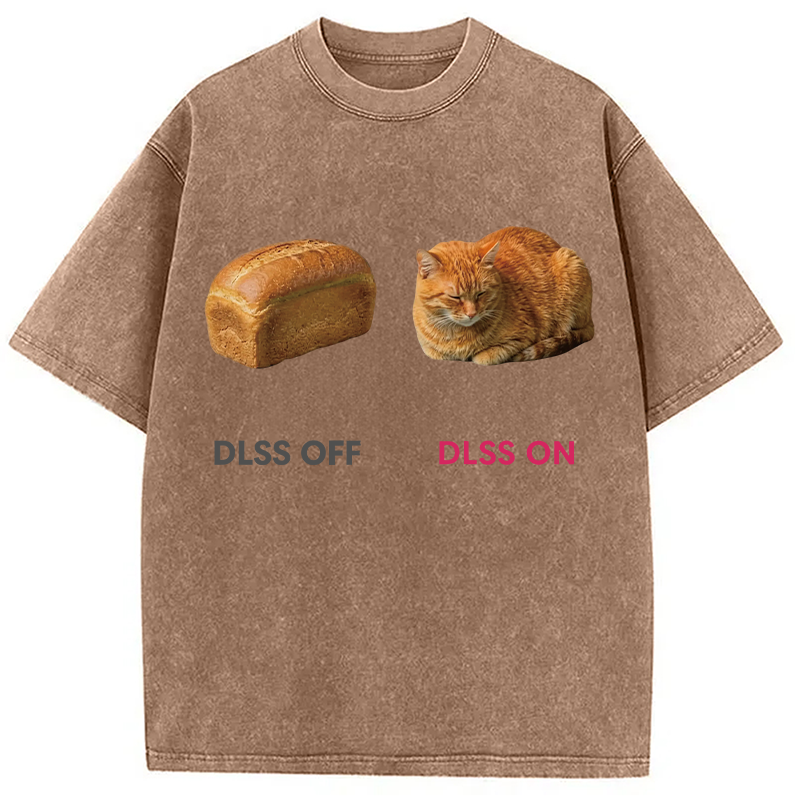 Modecanvas DLSS On Catloaf DTG Printing Washed T-Shirt