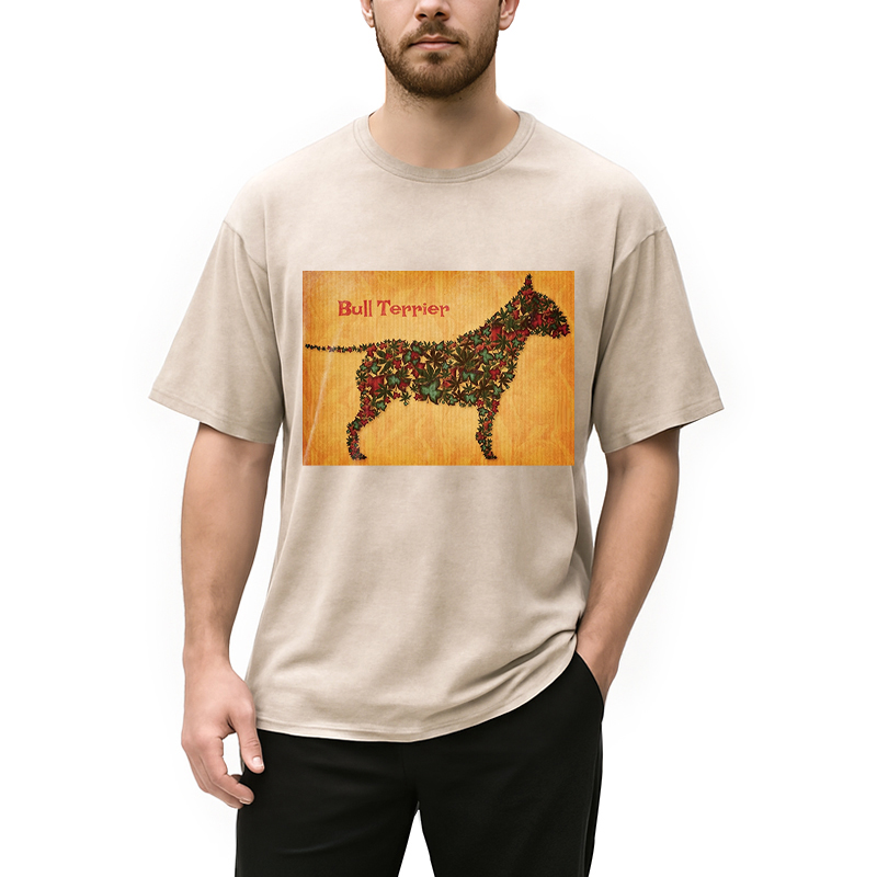Modecanvas Autumn Bully DTG Printing Washed T-Shirt