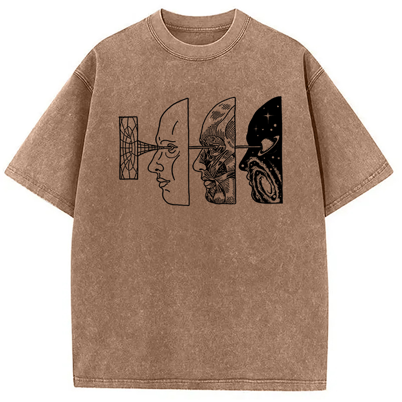 Modecanvas Reality Is Manipulated By Thought Washed T-Shirt