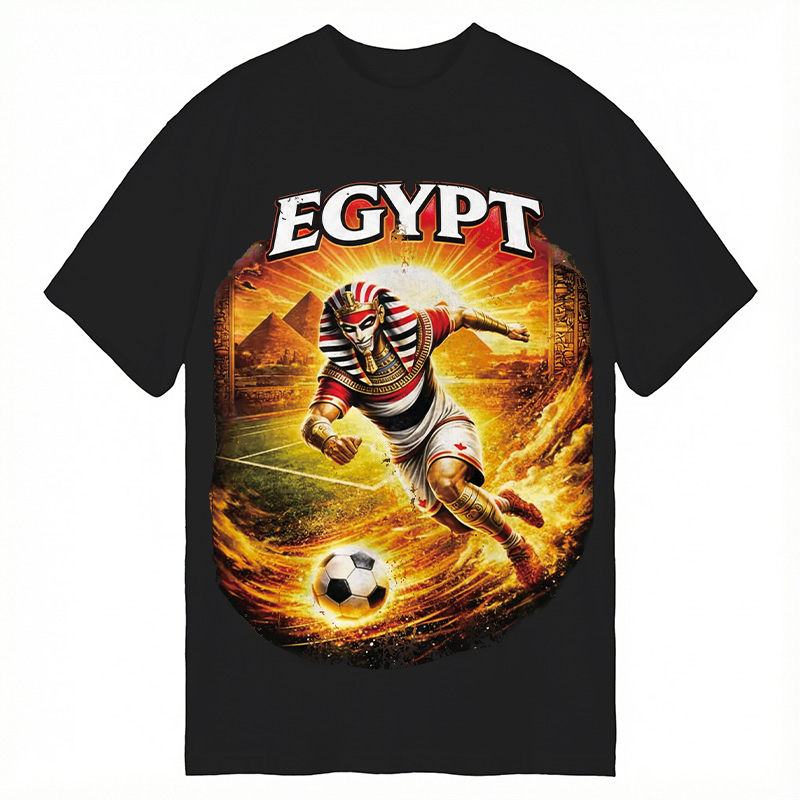 Modecanvas Egypt Soccer DTG Printing Classic T-Shirt-modecanvas