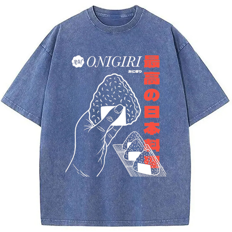 Modecanvas Top Japanese Cuisine Washed T-Shirt