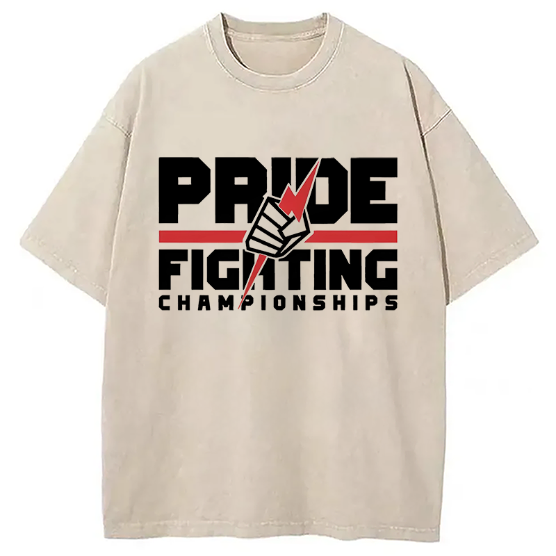 Modecanvas Fighting Competition Washed T-Shirt