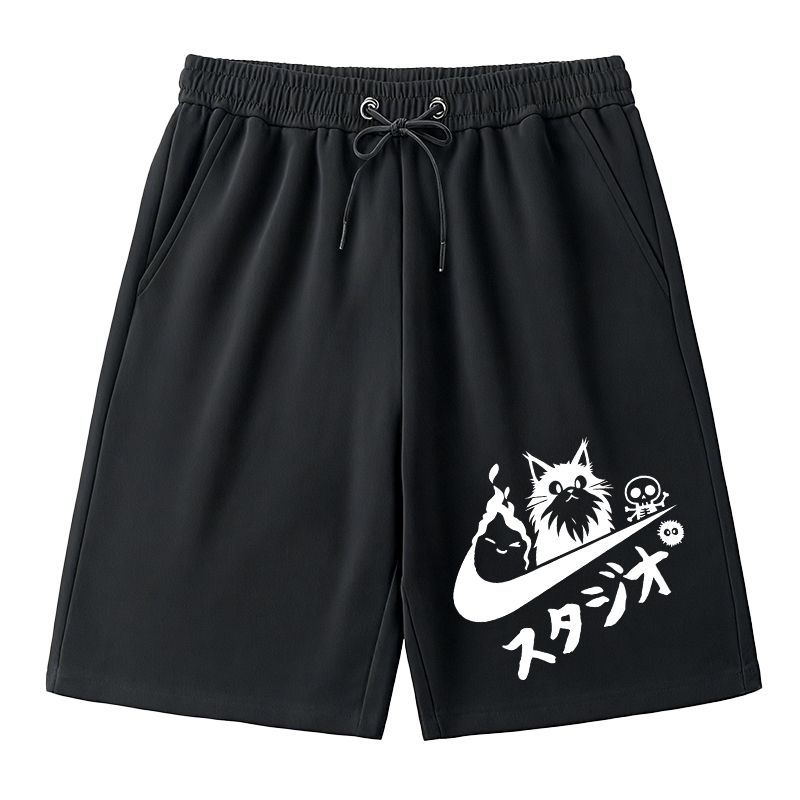 Modecanvas Black Cat Vintage Classic Short