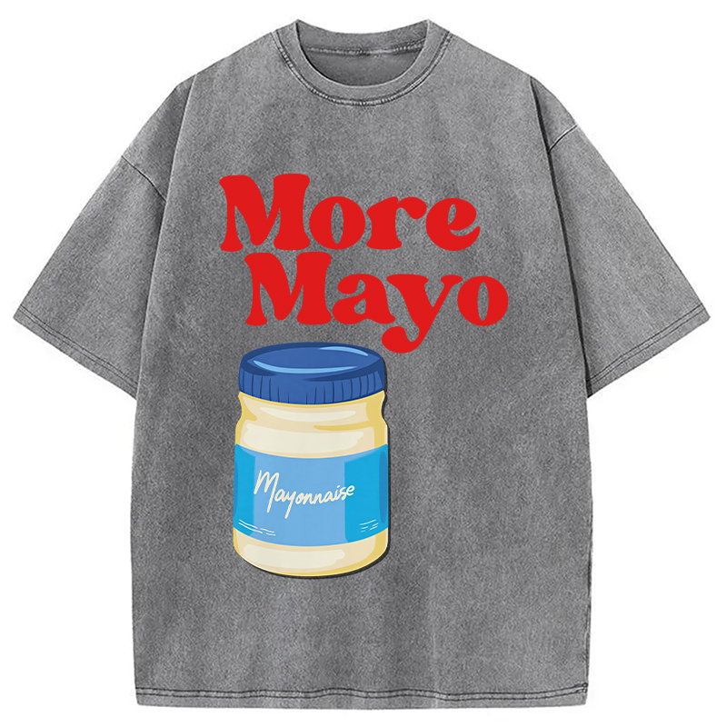 Modecanvas More Mayo Washed T-Shirt