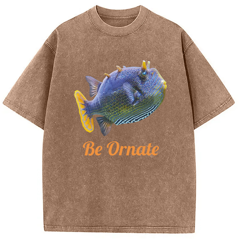 Modecanvas Be Ornate DTG Printing Washed T-Shirt