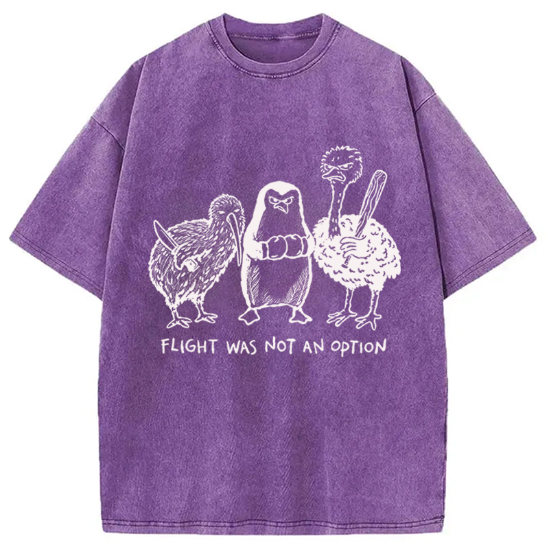 Modecanvas A Tough Decision DTG Printing Washed T-Shirt