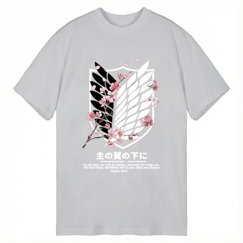 Modecanvas Under His Wings DTG Printing Classic T-Shirt-modecanvas