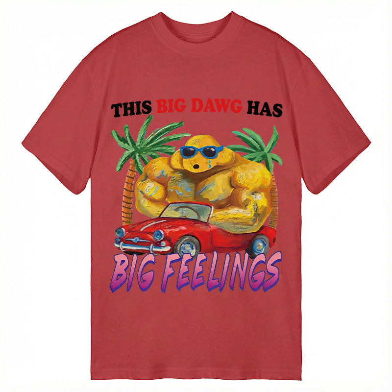 Modecanvas Big Dawg DTG Printing Classic T-Shirt-modecanvas