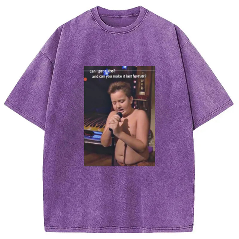 Modecanvas Gibby Singing iCarly Washed T-Shirt-modecanvas