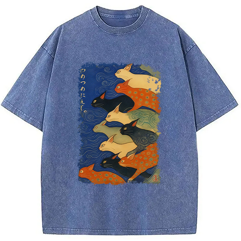 Modecanvas Claw-some Ninja Washed T-Shirt