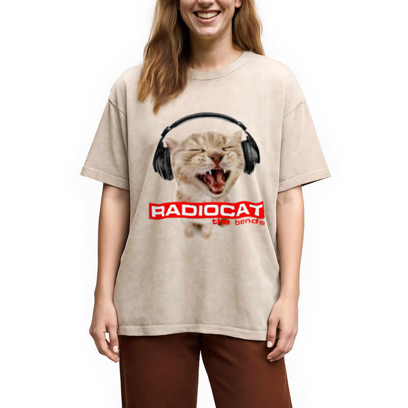 Modecanvas Radiocat The Bends Washed T-Shirt