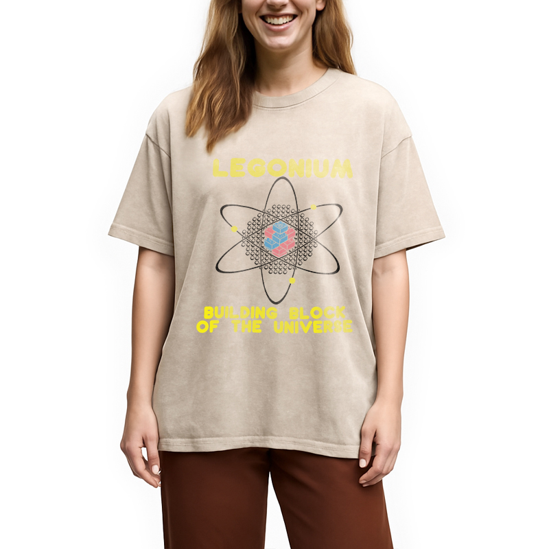 Modecanvas Legonium DTG Printing Washed T-Shirt