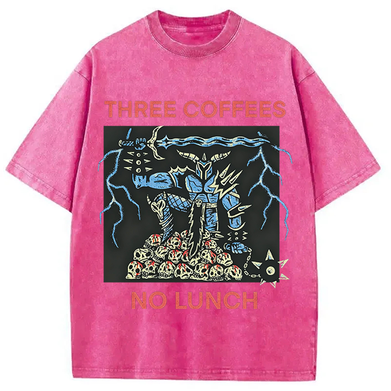 Modecanvas That Defeats Skeletons DTG Printing Washed T-Shirt