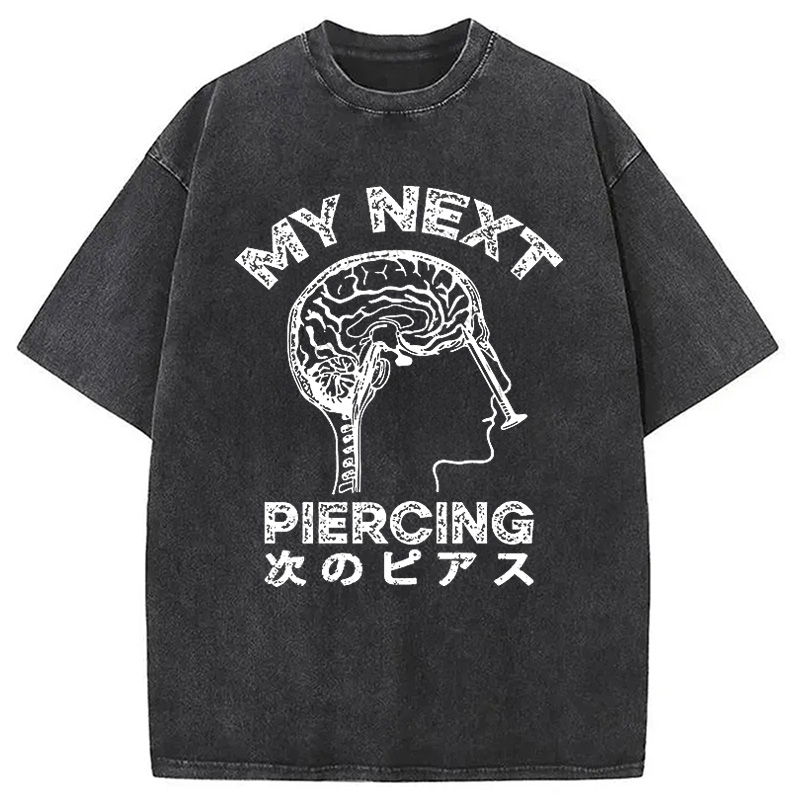 Modecanvas Next Piercing Surgery Washed T-Shirt