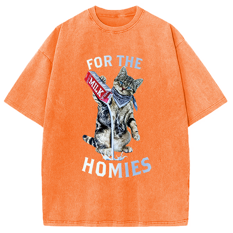 Modecanvas For The Homies DTG Printing Washed T-Shirt