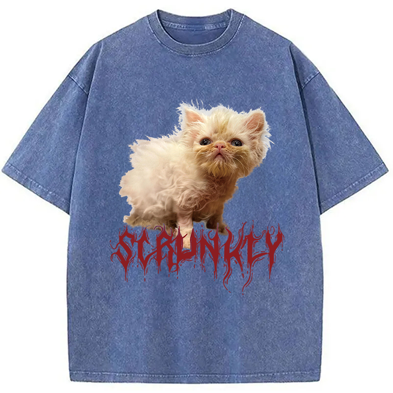 Modecanvas Scrunkly Wisp DTG Printing Washed T-Shirt