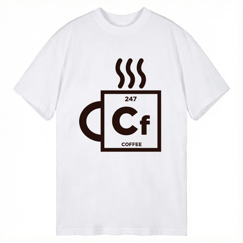 Modecanvas Coffee Element DTG Printing Classic T-Shirt-modecanvas