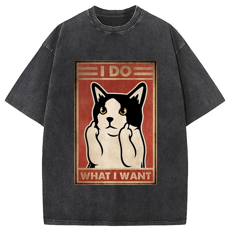 Modecanvas What I What Washed T-Shirt