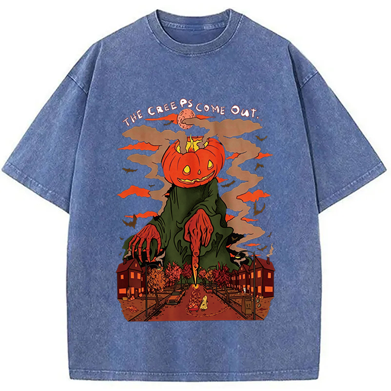Modecanvas The Cree Ps Cime Out DTG Printing Washed T-Shirt