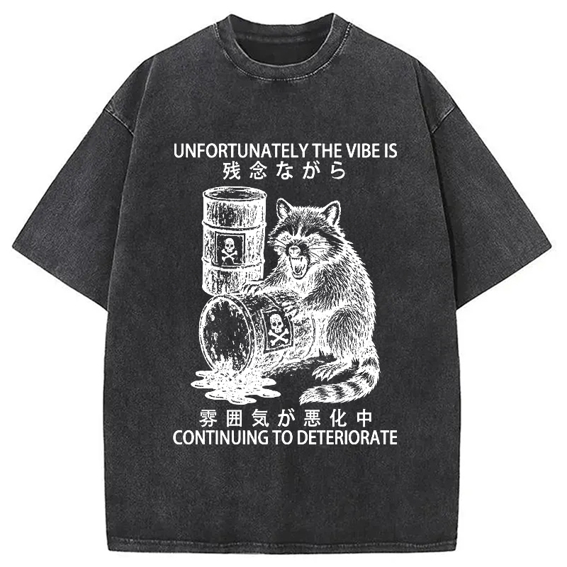 Modecanvas The Vibe Is Continuing To Deteriorate Japan Washed T-Shirt