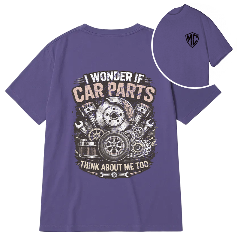 Modecanvas Vintage Car Parts DTG Printing Back Classic T-Shirt